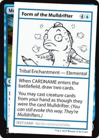 Form of the Mulldrifter (2021 Edition) [Mystery Booster Playtest Cards] MTG Single Magic: The Gathering  | Multizone: Comics And Games