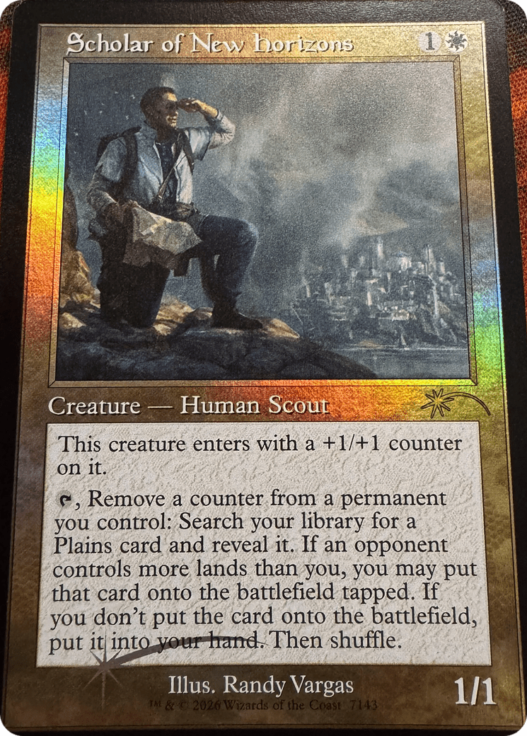 Scholar of New Horizons (Retro Frame) [Secret Lair Drop Series] MTG Single Magic: The Gathering  | Multizone: Comics And Games