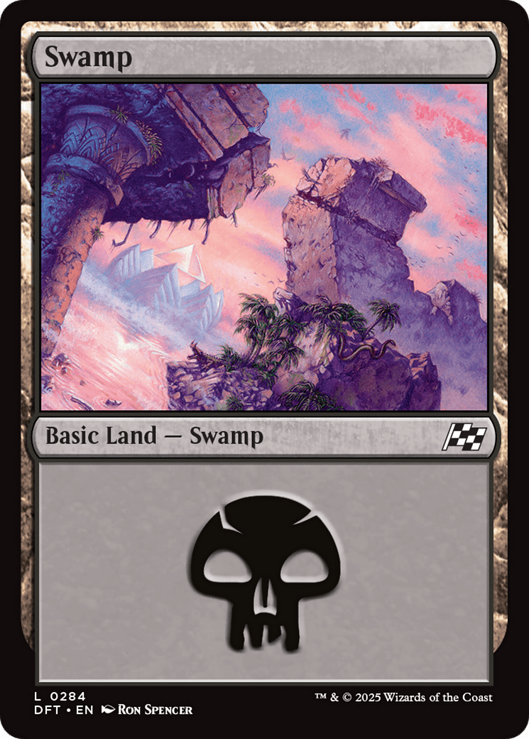 Swamp (0284) [Aetherdrift] MTG Single Magic: The Gathering  | Multizone: Comics And Games