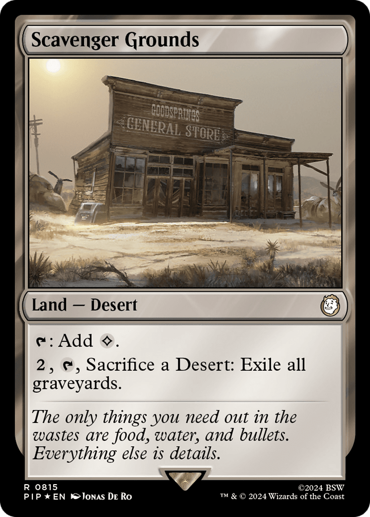 Scavenger Grounds (Surge Foil) [Fallout] MTG Single Magic: The Gathering  | Multizone: Comics And Games