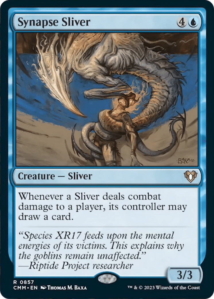 Synapse Sliver [Commander Masters] MTG Single Magic: The Gathering  | Multizone: Comics And Games