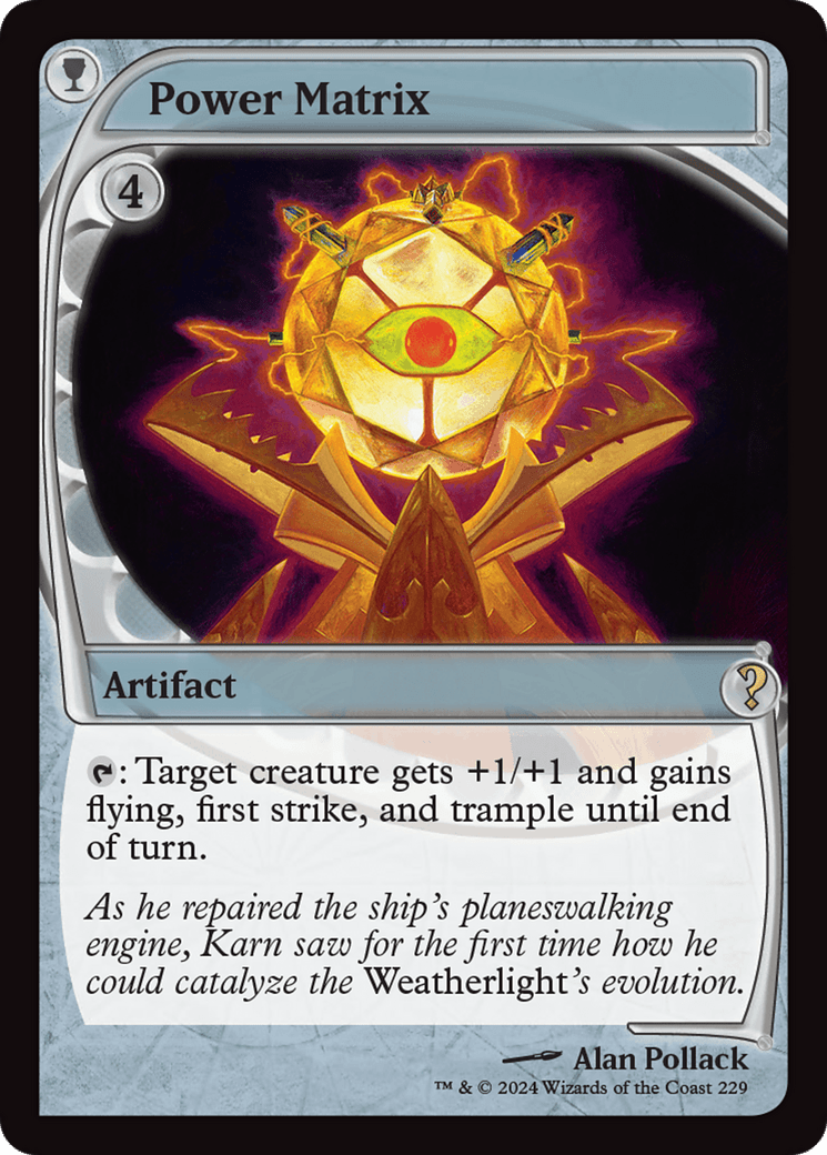 Power Matrix (Future Sight) [Mystery Booster 2] MTG Single Magic: The Gathering  | Multizone: Comics And Games