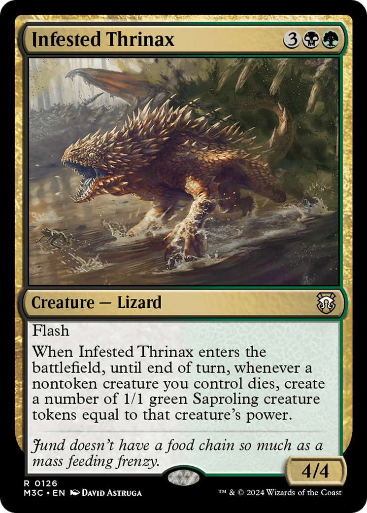 Infested Thrinax [Modern Horizons 3 Commander] MTG Single Magic: The Gathering  | Multizone: Comics And Games