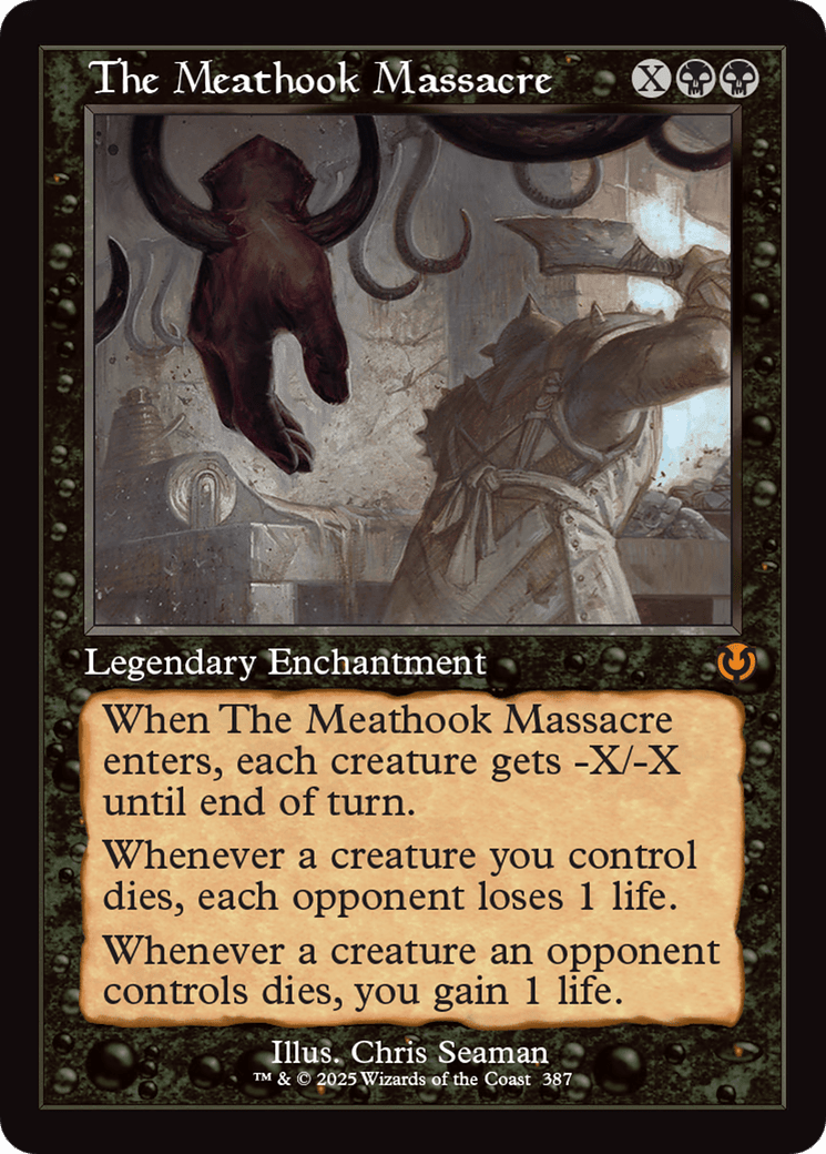 The Meathook Massacre (Retro Frame) [Innistrad Remastered] MTG Single Magic: The Gathering  | Multizone: Comics And Games