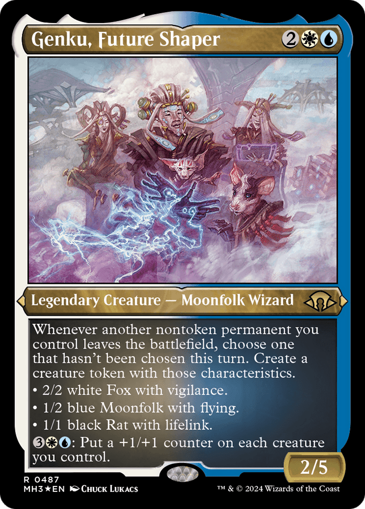 Genku, Future Shaper (Foil Etched) [Modern Horizons 3] MTG Single Magic: The Gathering  | Multizone: Comics And Games