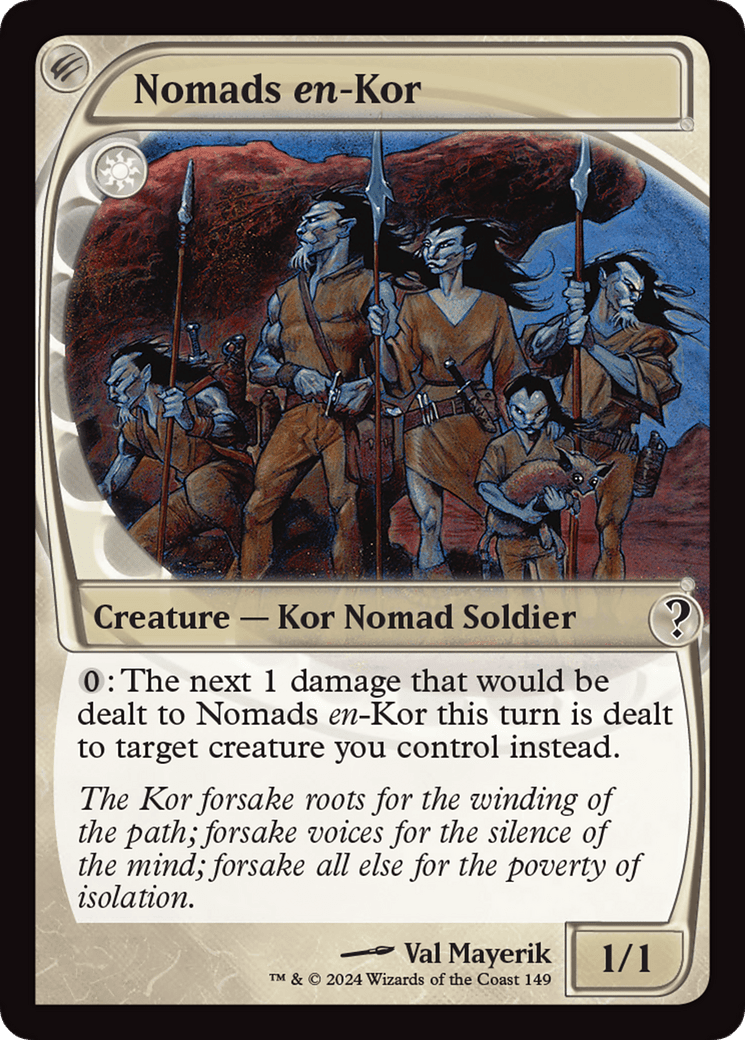 Nomads en-Kor (Future Sight) [Mystery Booster 2] MTG Single Magic: The Gathering  | Multizone: Comics And Games