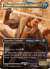 Pippin, Guard of the Citadel (Borderless Alternate Art) [The Lord of the Rings: Tales of Middle-Earth] MTG Single Magic: The Gathering  | Multizone: Comics And Games