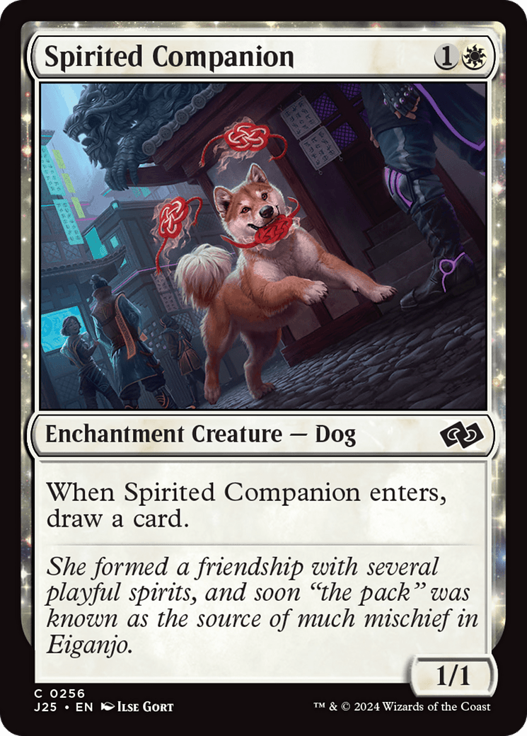 Spirited Companion [Foundations Jumpstart] MTG Single Magic: The Gathering  | Multizone: Comics And Games