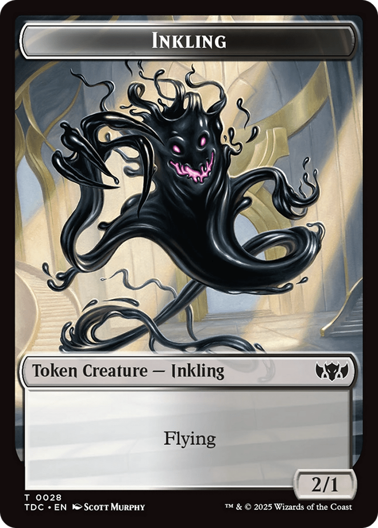 Inkling // Insect (0023) Double-Sided Token [Tarkir: Dragonstorm Commander Tokens] MTG Single Magic: The Gathering  | Multizone: Comics And Games