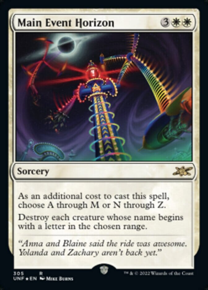 Main Event Horizon (Galaxy Foil) [Unfinity] MTG Single Magic: The Gathering  | Multizone: Comics And Games