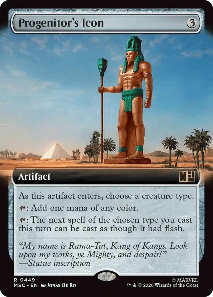 Progenitor's Icon (Extended Art) [Marvel Super Heroes Commander] MTG Single Magic: The Gathering  | Multizone: Comics And Games