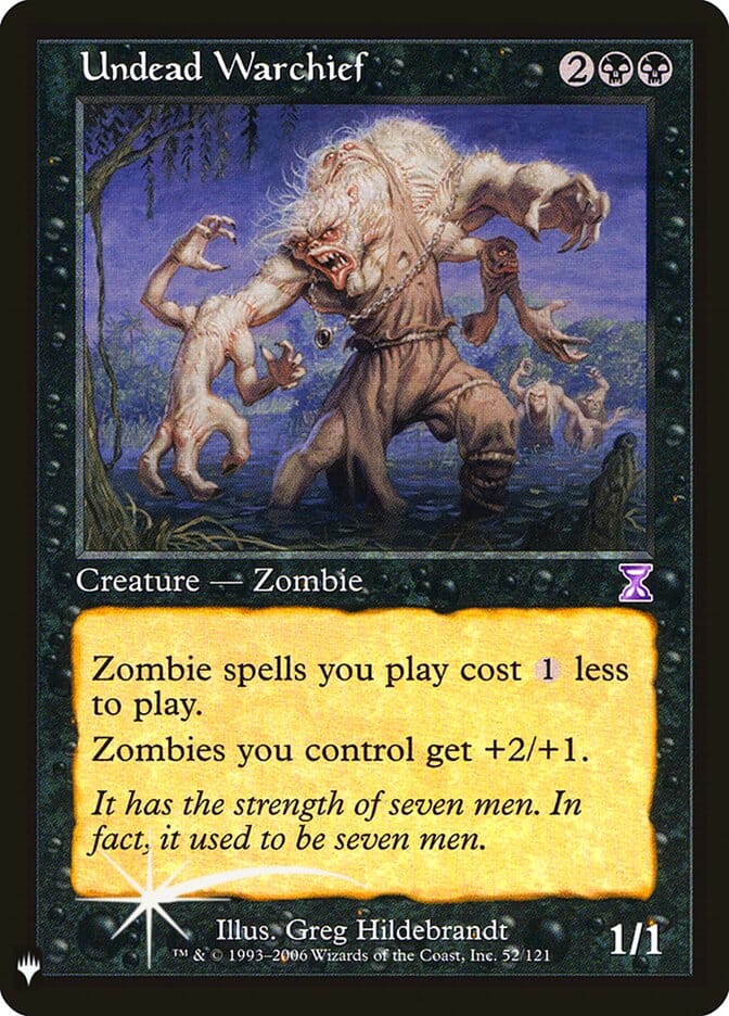 Undead Warchief [Mystery Booster] MTG Single Magic: The Gathering  | Multizone: Comics And Games