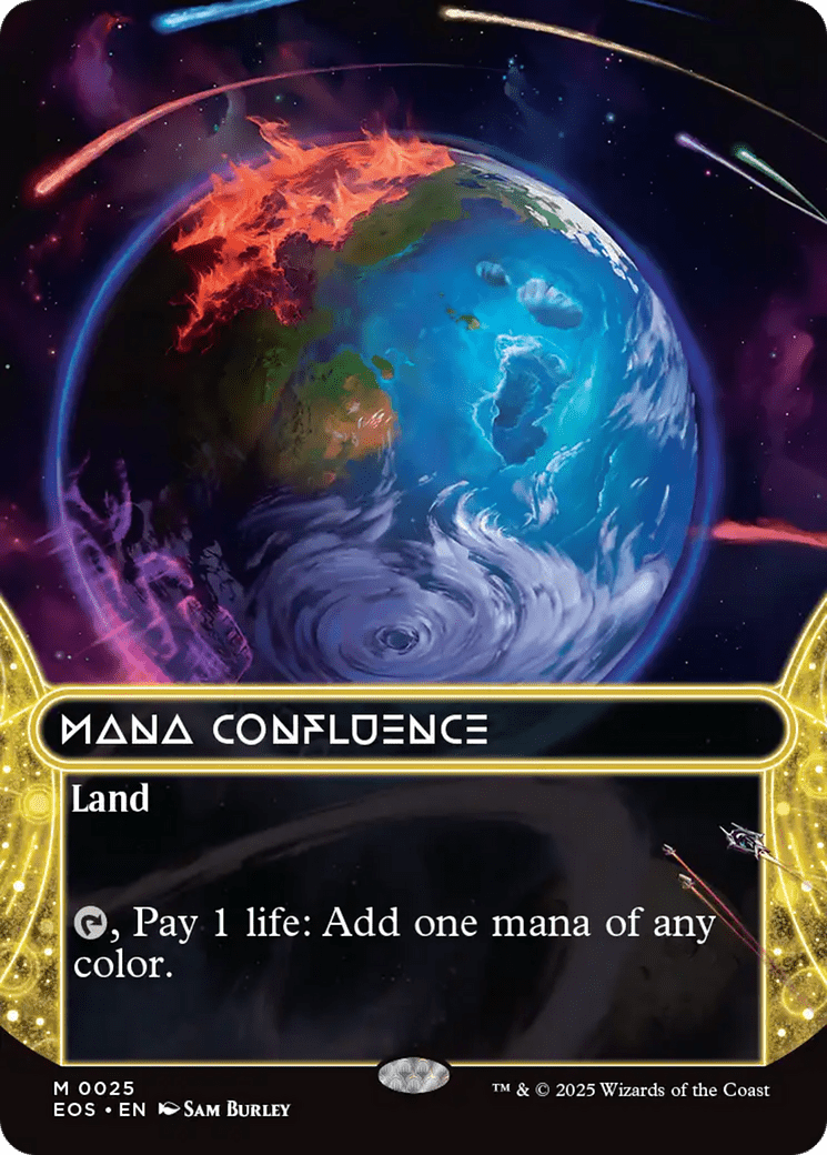 Mana Confluence (0025) (Borderless) [Edge of Eternities: Stellar Sights] MTG Single Magic: The Gathering  | Multizone: Comics And Games