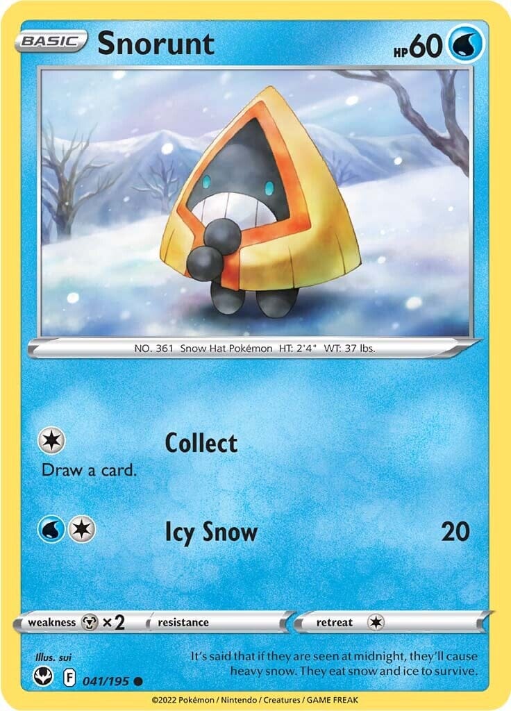 Snorunt (041/195) [Sword & Shield: Silver Tempest] Pokemon Single Pokémon  | Multizone: Comics And Games