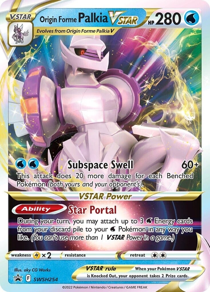 Origin Forme Palkia VSTAR (SWSH254) (Jumbo Card) [Sword & Shield: Black Star Promos] Pokemon Single Pokémon  | Multizone: Comics And Games