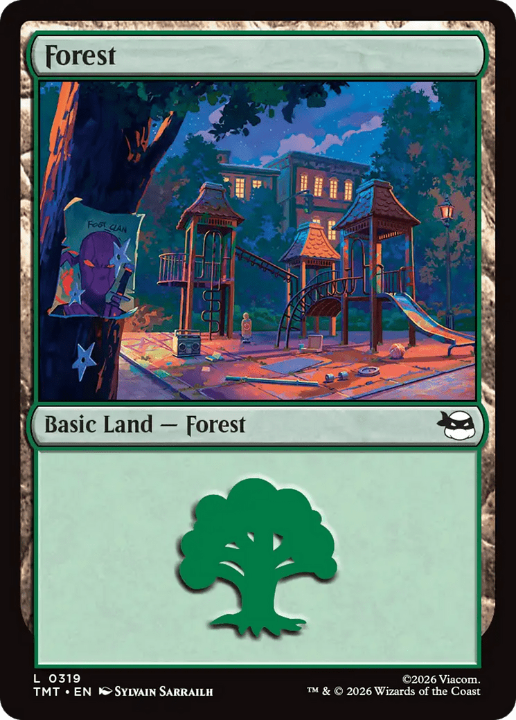 Forest (0319) [Teenage Mutant Ninja Turtles] MTG Single Magic: The Gathering  | Multizone: Comics And Games