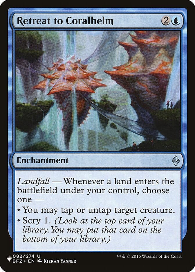 Retreat to Coralhelm [The List] MTG Single Magic: The Gathering  | Multizone: Comics And Games