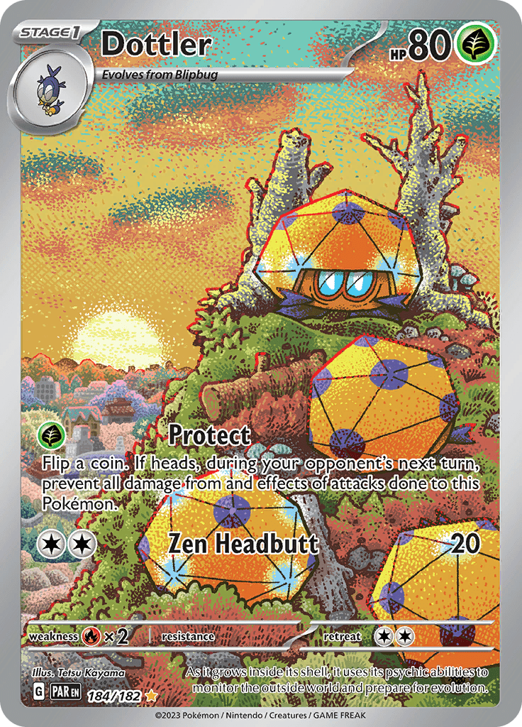 Dottler (184/182) [Scarlet & Violet: Paradox Rift] Pokemon Single Pokémon  | Multizone: Comics And Games