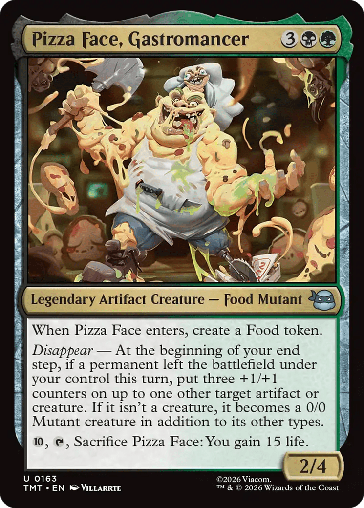 Pizza Face, Gastromancer [Teenage Mutant Ninja Turtles] MTG Single Magic: The Gathering  | Multizone: Comics And Games