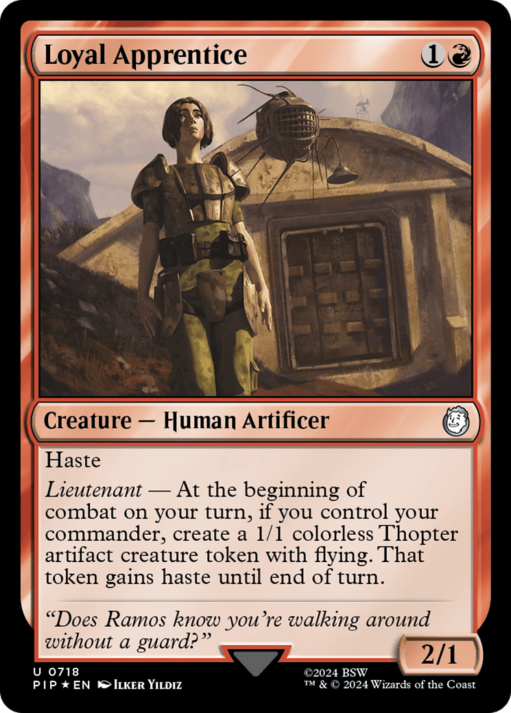 Loyal Apprentice (Surge Foil) [Fallout] MTG Single Magic: The Gathering  | Multizone: Comics And Games