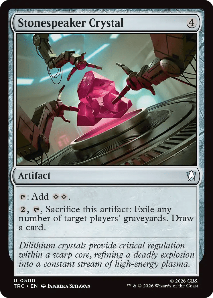Stonespeaker Crystal [Star Trek Commander] MTG Single Magic: The Gathering  | Multizone: Comics And Games