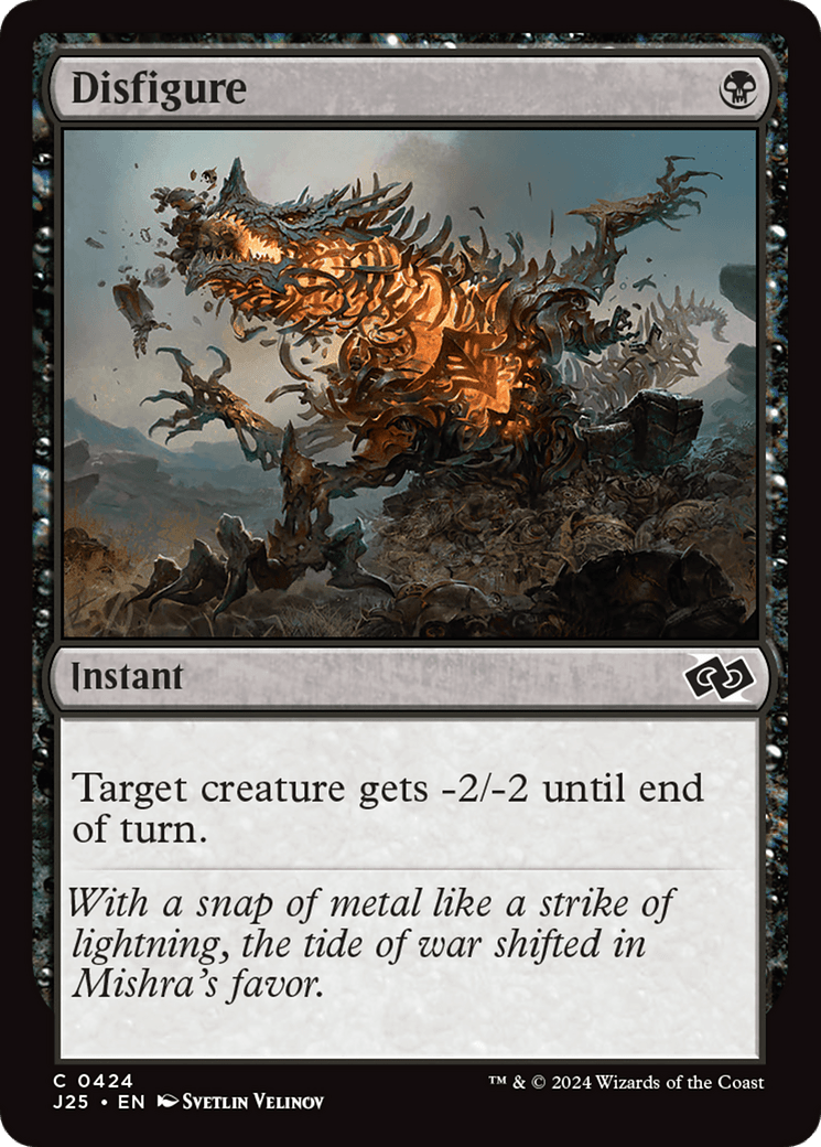 Disfigure [Foundations Jumpstart] MTG Single Magic: The Gathering  | Multizone: Comics And Games