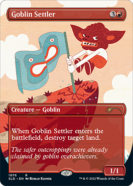 Goblin Settler (Borderless) [Secret Lair Drop Series] | Multizone: Comics And Games