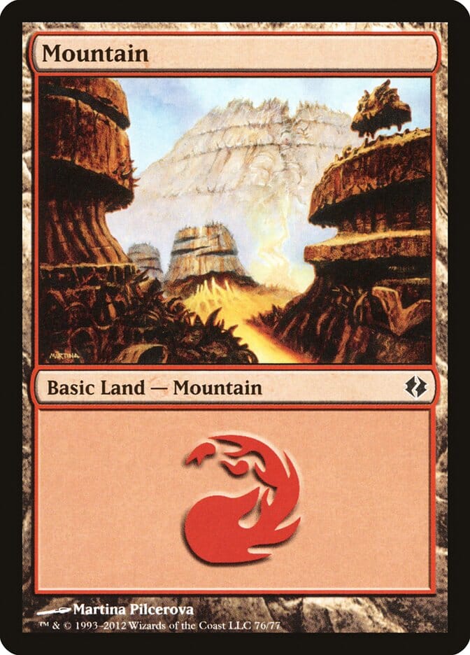 Mountain (76) [Duel Decks: Venser vs. Koth] MTG Single Magic: The Gathering  | Multizone: Comics And Games