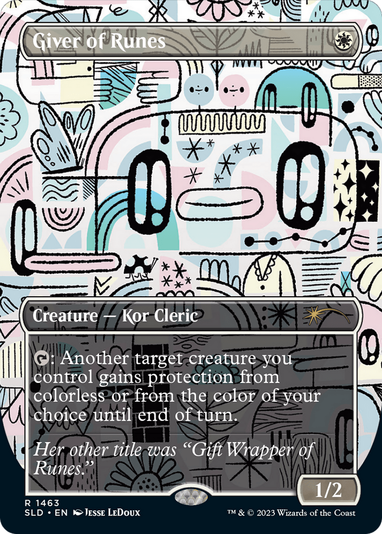 Giver of Runes (Rainbow Foil) [Secret Lair Drop Series] MTG Single Magic: The Gathering  | Multizone: Comics And Games