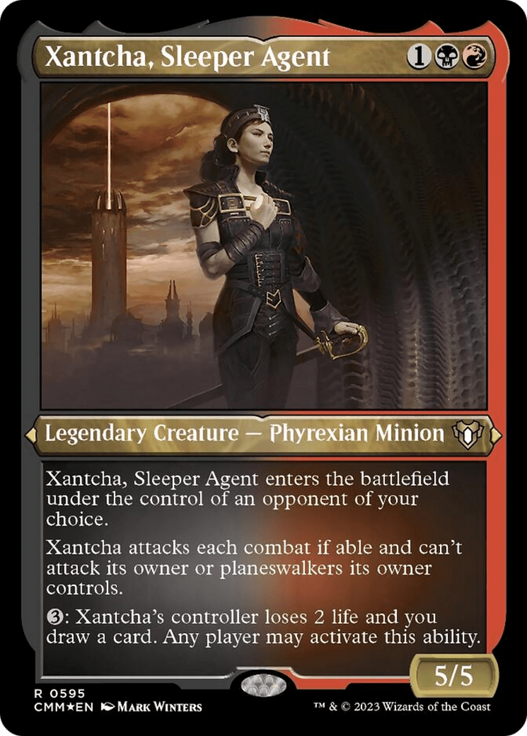 Xantcha, Sleeper Agent (Foil Etched) [Commander Masters] MTG Single Magic: The Gathering  | Multizone: Comics And Games