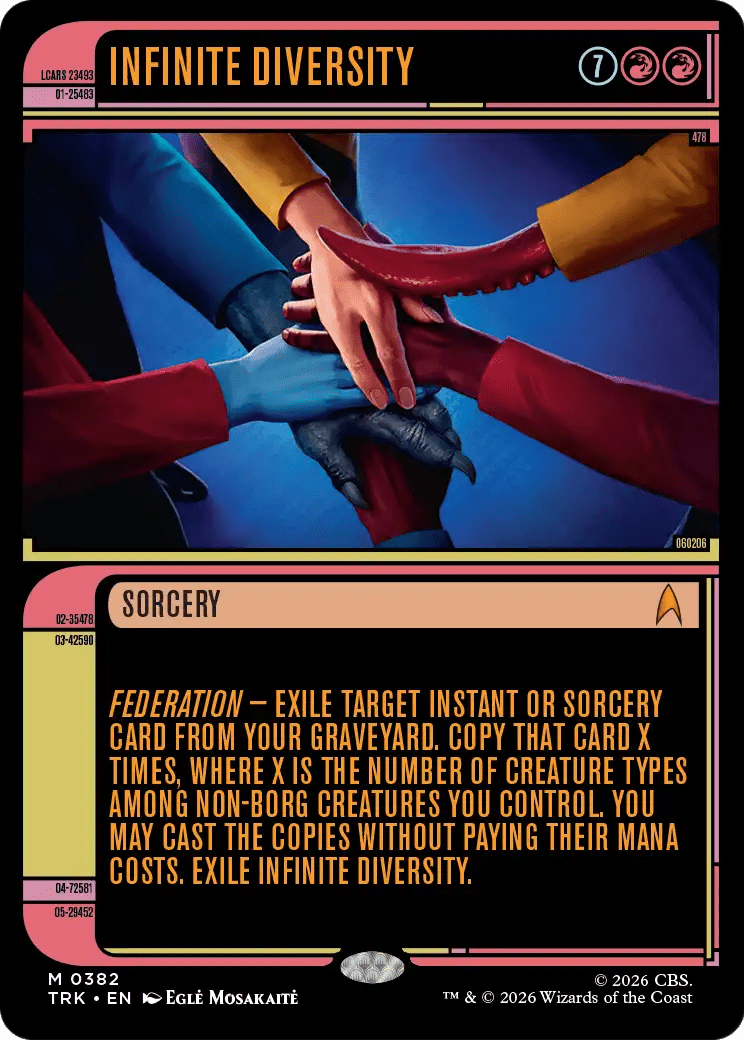 Infinite Diversity (Showcase) [Star Trek] MTG Single Magic: The Gathering  | Multizone: Comics And Games