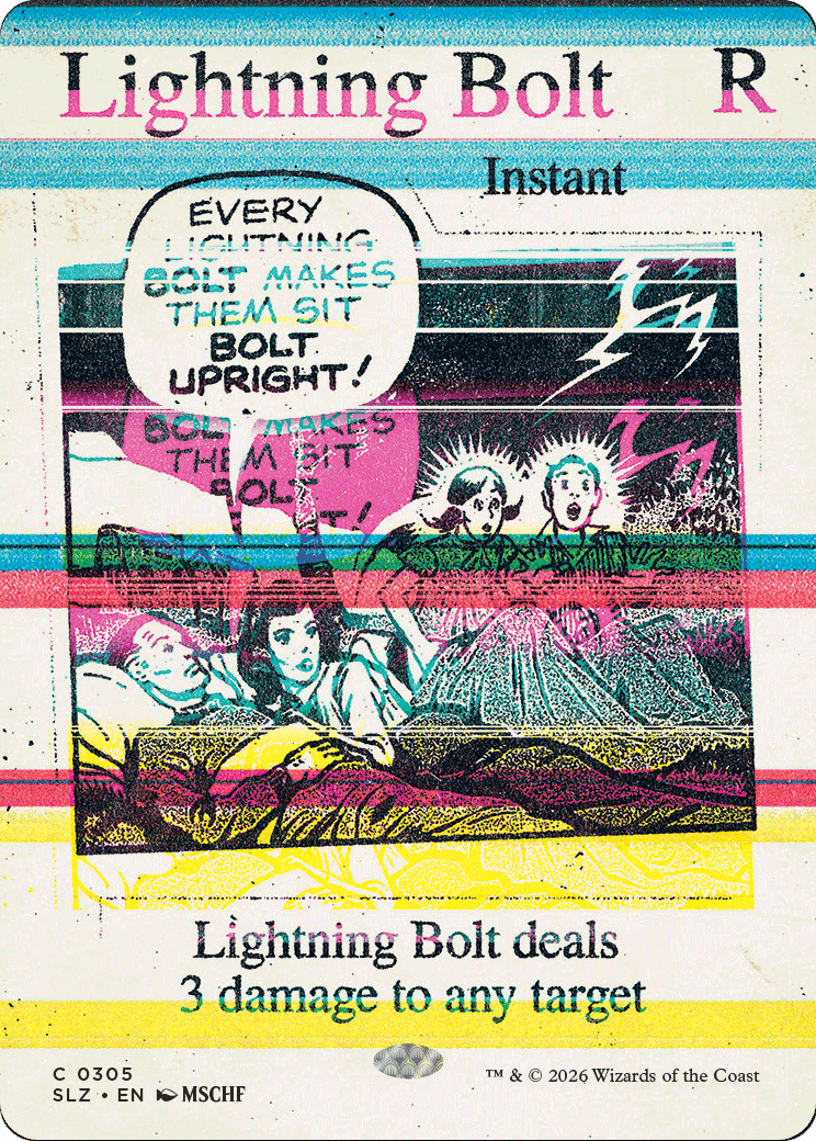 Lightning Bolt (0305) [Secret Lair x MSCHF: The Zeta Set] MTG Single Magic: The Gathering  | Multizone: Comics And Games