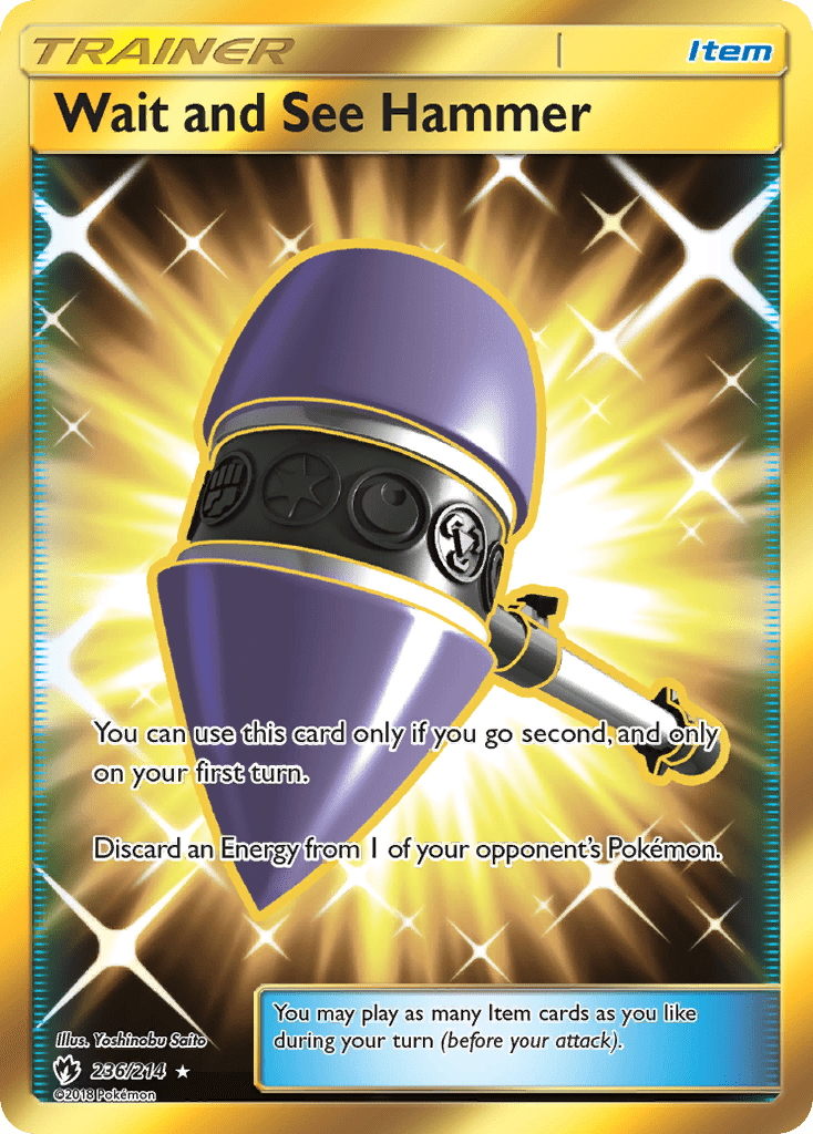 Wait and See Hammer (236/214) [Sun & Moon: Lost Thunder] Pokemon Single Pokémon  | Multizone: Comics And Games
