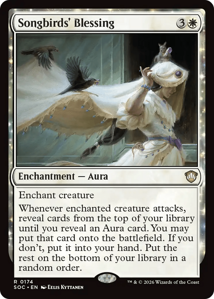 Songbirds' Blessing [Secrets of Strixhaven Commander] MTG Single Magic: The Gathering  | Multizone: Comics And Games
