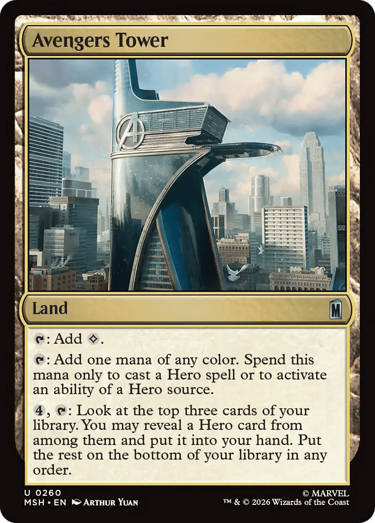 Avengers Tower [Marvel Super Heroes] MTG Single Magic: The Gathering  | Multizone: Comics And Games