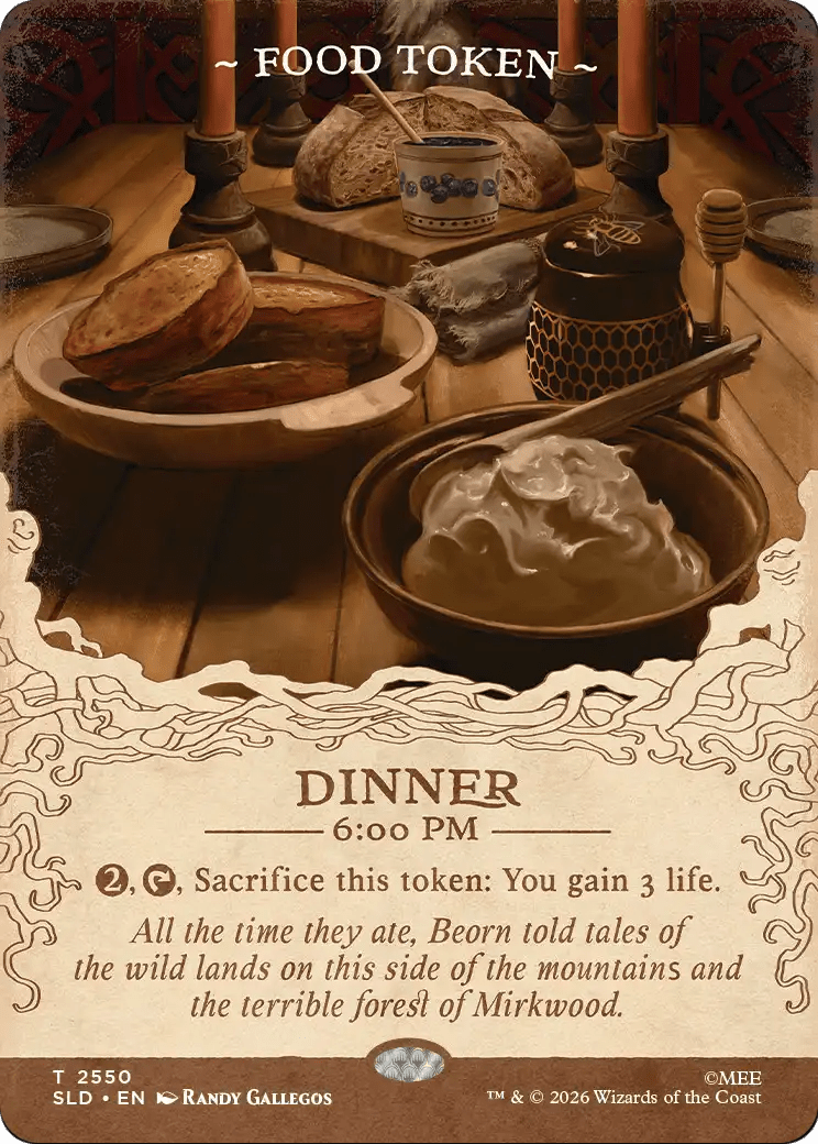 Food Token (2550) [Secret Lair Drop Series] MTG Single Magic: The Gathering  | Multizone: Comics And Games