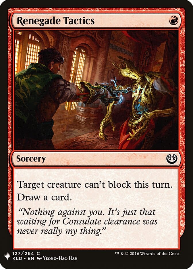 Renegade Tactics [Mystery Booster] MTG Single Magic: The Gathering  | Multizone: Comics And Games