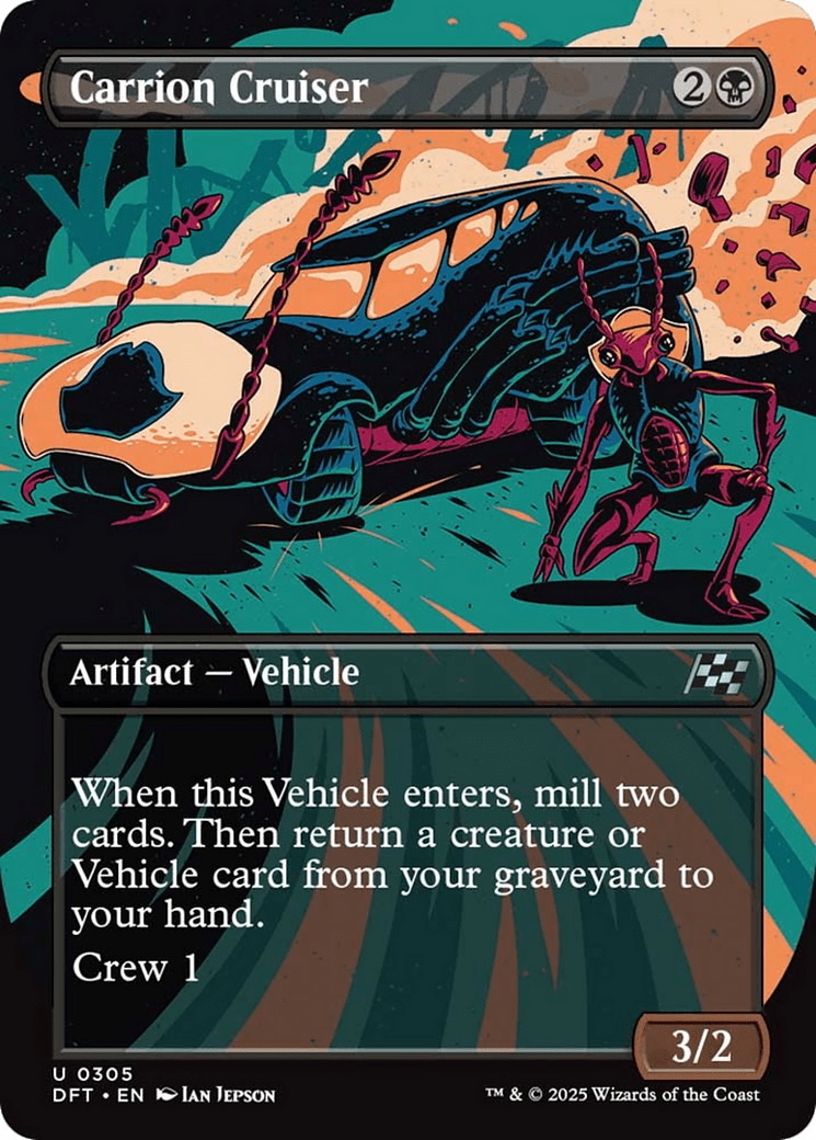 Carrion Cruiser (Borderless) [Aetherdrift] MTG Single Magic: The Gathering  | Multizone: Comics And Games