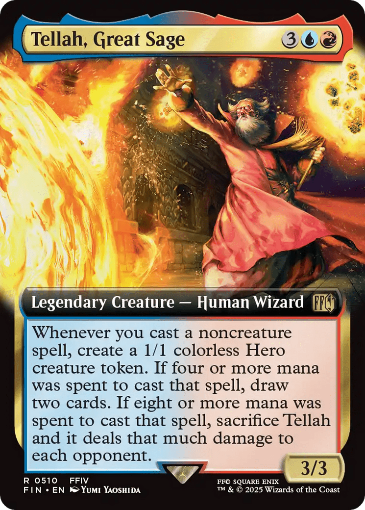 Tellah, Great Sage (Extended Art) [FINAL FANTASY] MTG Single Magic: The Gathering  | Multizone: Comics And Games