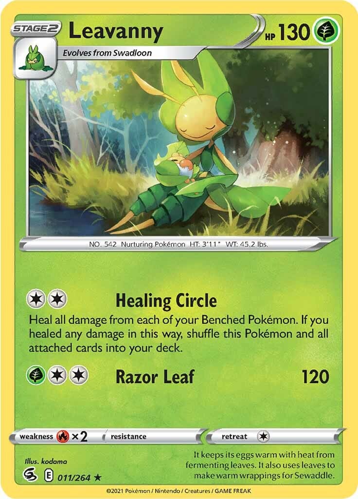 Leavanny (011/264) [Sword & Shield: Fusion Strike] Pokemon Single Pokémon  | Multizone: Comics And Games