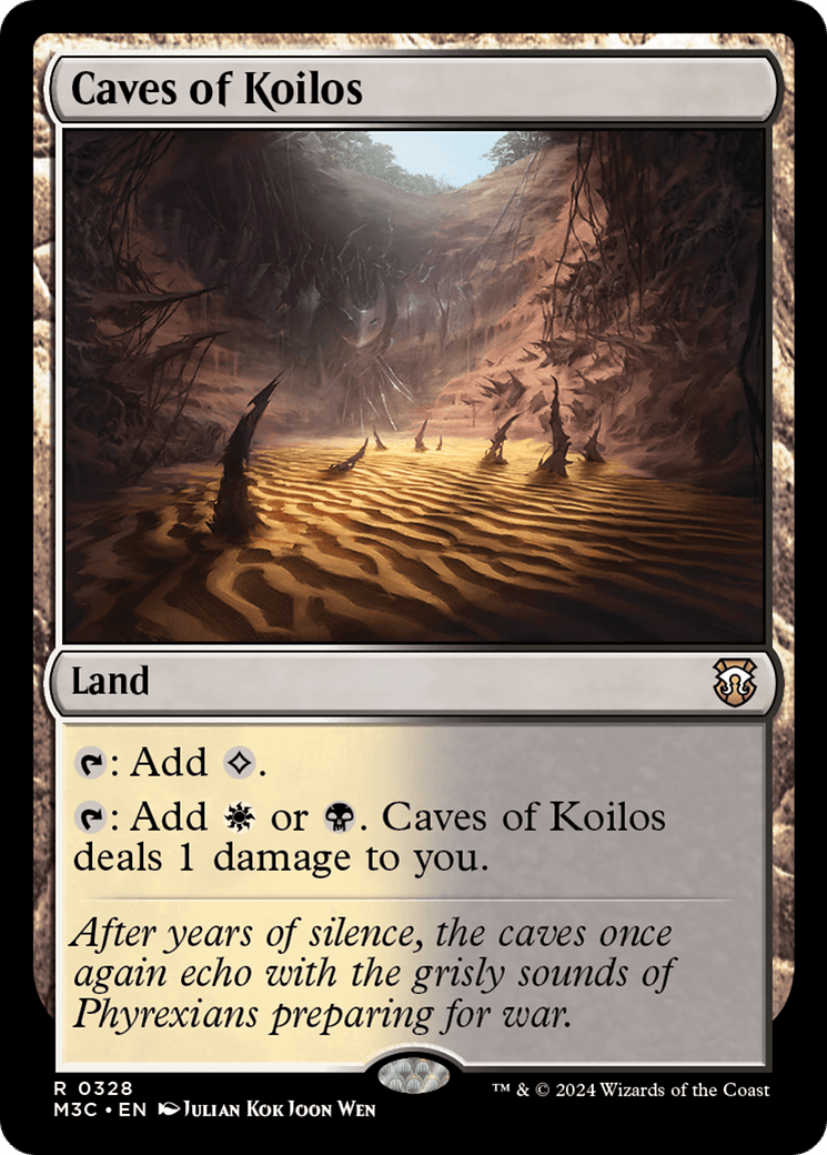 Caves of Koilos (Ripple Foil) [Modern Horizons 3 Commander] MTG Single Magic: The Gathering  | Multizone: Comics And Games