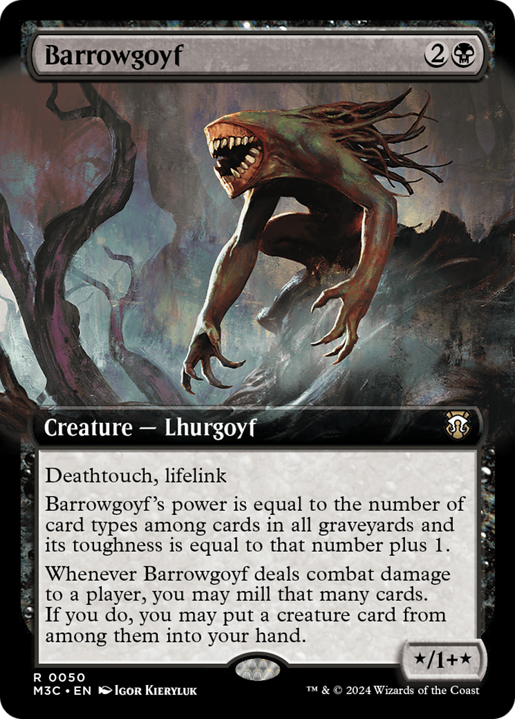 Barrowgoyf (Extended Art) [Modern Horizons 3 Commander] | Multizone: Comics And Games