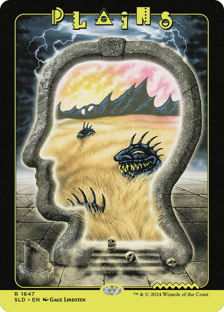 Plains (1647) (Rainbow Foil) [Secret Lair Drop Series] MTG Single Magic: The Gathering  | Multizone: Comics And Games