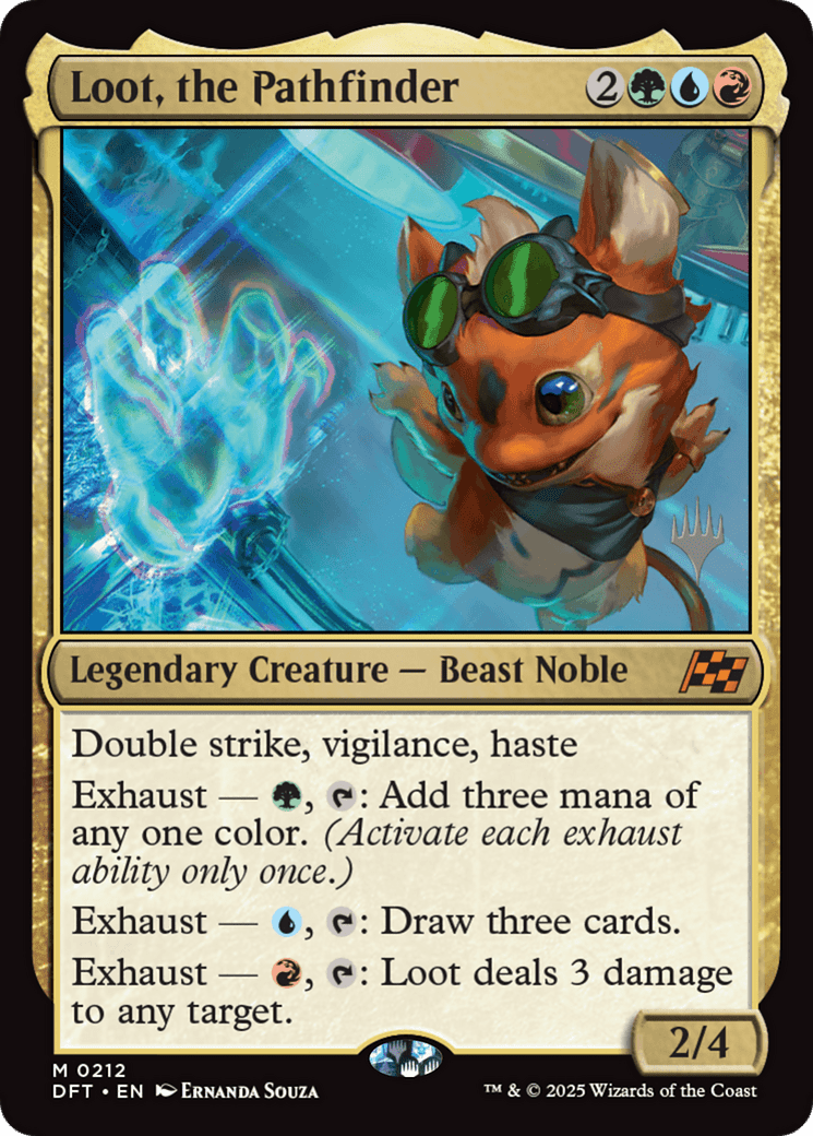 Loot, the Pathfinder (Promo Pack) [Aetherdrift Promos] MTG Single Magic: The Gathering  | Multizone: Comics And Games