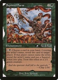 Squirrel Farm (4th Place) (Oversized) [Oversize Cards] MTG Single Magic: The Gathering  | Multizone: Comics And Games