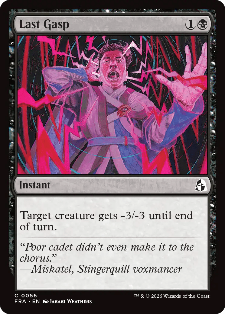 Last Gasp [Reality Fracture] MTG Single Magic: The Gathering  | Multizone: Comics And Games