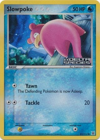 Slowpoke (83/113) (Stamped) [EX: Delta Species] Pokemon Single Pokémon  | Multizone: Comics And Games