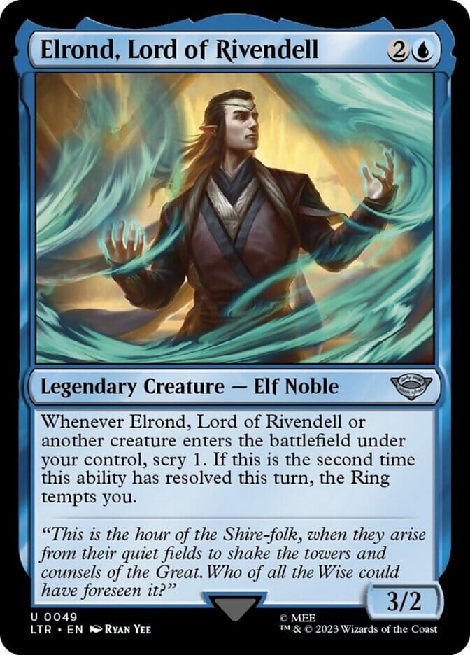 Elrond, Lord of Rivendell [The Lord of the Rings: Tales of Middle-Earth] MTG Single Magic: The Gathering  | Multizone: Comics And Games