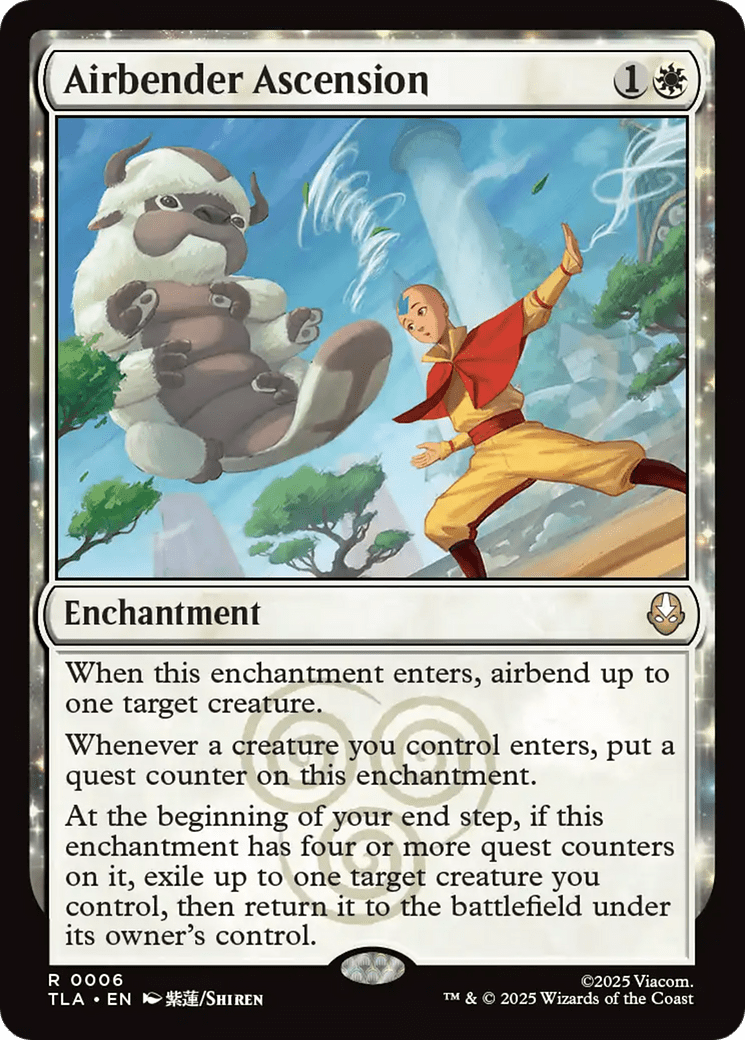 Airbender Ascension [Avatar: The Last Airbender] MTG Single Magic: The Gathering  | Multizone: Comics And Games