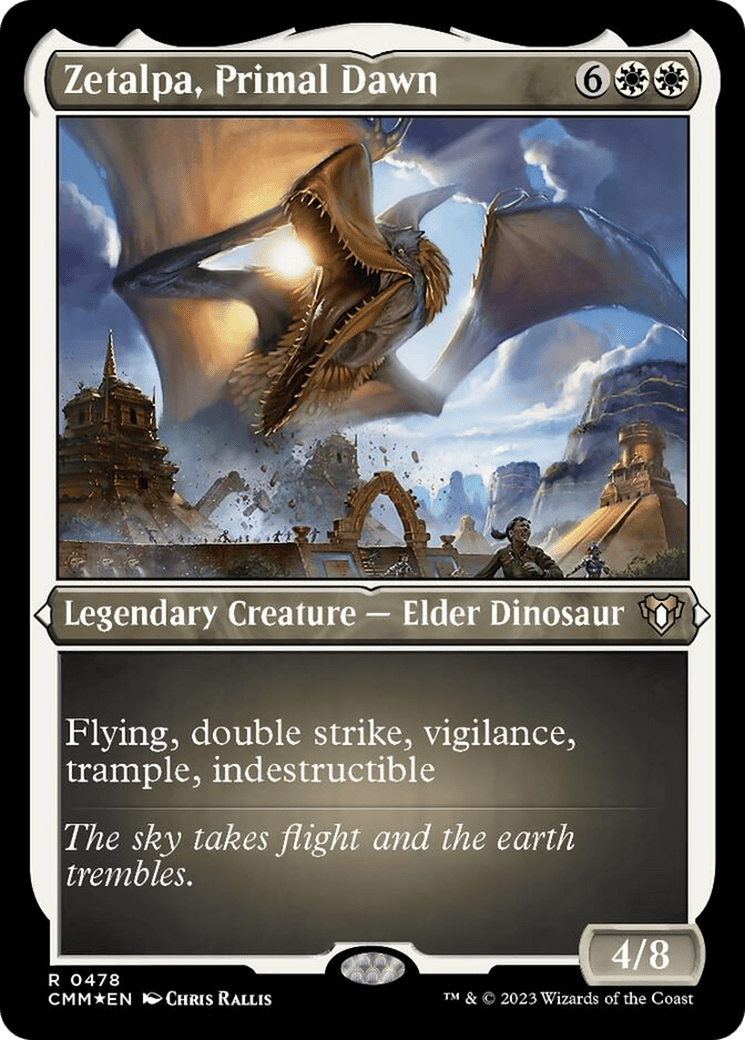 Zetalpa, Primal Dawn (Foil Etched) [Commander Masters] MTG Single Magic: The Gathering  | Multizone: Comics And Games
